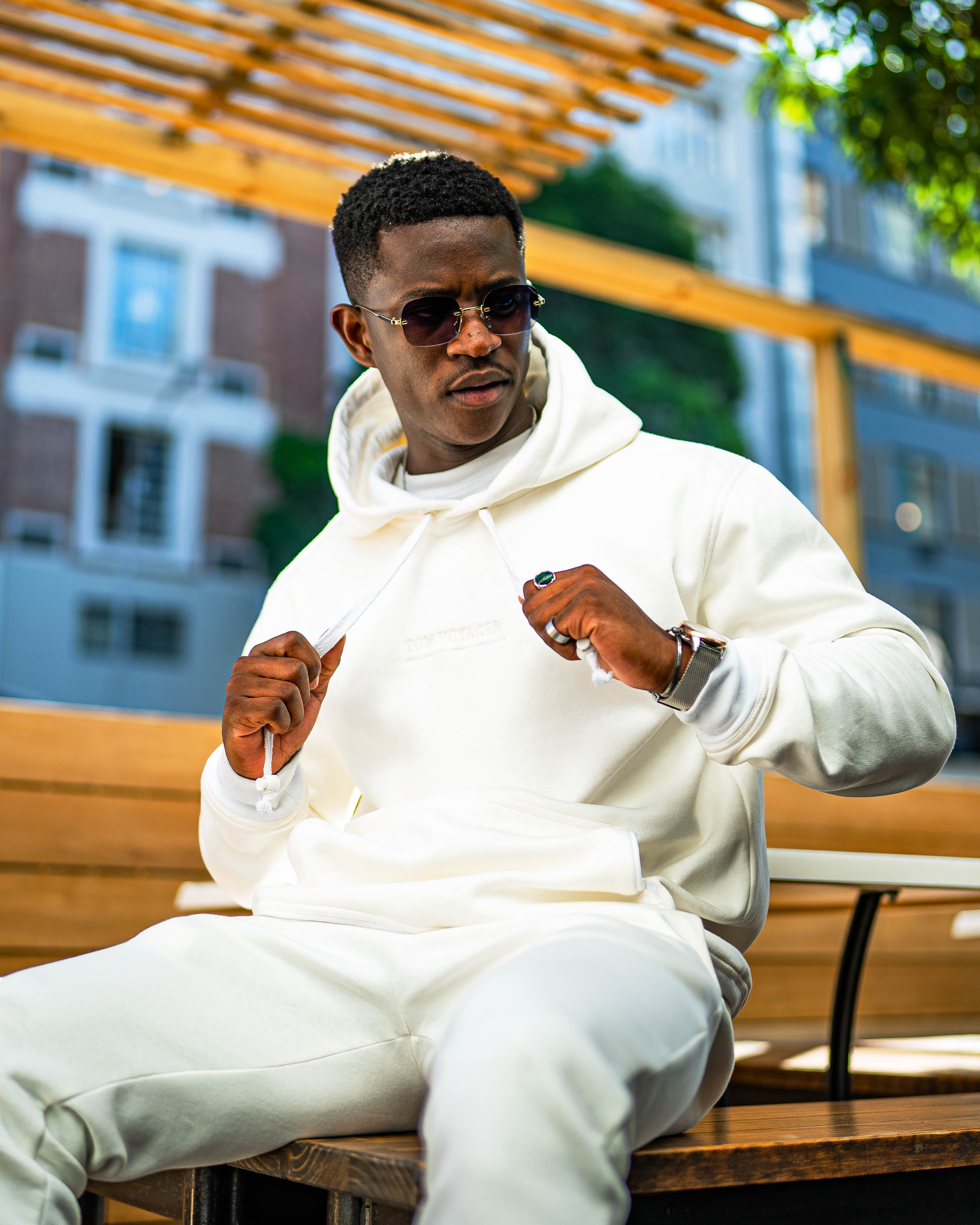 Ivory hoodie sales